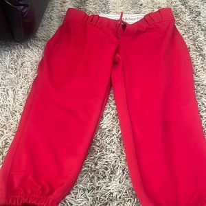 Red champro softball pants